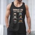 Things I Do In My Spare Time Book Reader Book Reading Lover Men Tank Top