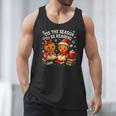 ’Tis The Season To Be Reading Book Lover Men Tank Top