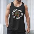 History Education Is Freedom Books Teach Black History Men Tank Top