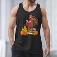 Turkey Reading Books Fall Thanksgiving Teacher Book Men Tank Top Turkey Reading Books Fall Thanksgiving Teacher Book Men Tank Top