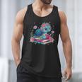 Turtle Bookworm Reading Book Bookworm Book Nerd Cute Graphic Men Tank Top
