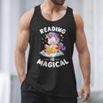 Unicorn Teacher Reading Is Magical Book Men Tank Top