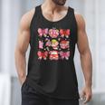 Valentine Cupid Coquette Pink Bow Apple Books Teacher Men Tank Top Valentine Cupid Coquette Pink Bow Apple Books Teacher Men Tank Top