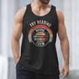 Vintage Try Reading Books Instead Of Banning Them Book Lover Men Tank Top