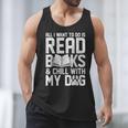 All I Want To Do Is Read Books Reading Dog Lovers Men Tank Top All I Want To Do Is Read Books Reading Dog Lovers Men Tank Top