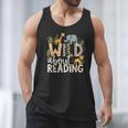 Wild About Reading Animals And Book Lovers Men Tank Top Wild About Reading Animals And Book Lovers Men Tank Top