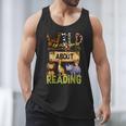 Wild About Reading Reading Books And Bookworm Library Day Men Tank Top