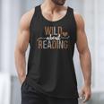 Wild About Reading Books Reader Lover Librarian Bookworm Men Tank Top