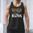 WILD ABOUT READING Reading Books Bookworm Library Day Men Tank Top