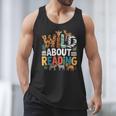 Wild About Reading Zoo Animals Books Reader Lover Men Tank Top Wild About Reading Zoo Animals Books Reader Lover Men Tank Top