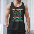I Will Read Book On Boat Words For Kids Men Tank Top I Will Read Book On Boat Words For Kids Men Tank Top