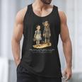 Wizard Of Oz Book Quote Scarecrow Dorothy Retro Drawing Men Tank Top