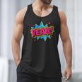 Yeah Comic Comic Book Graphic Men Tank Top