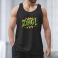 ZING Comic Book Retro Artwork – Cartoon Collector Men Tank Top