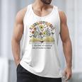 Abibliophobia Wildflower Reading Bookworm Book Reader Men Tank Top