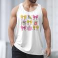 Apple Coquette Bow Books First Day Of School Back To School Men Tank Top