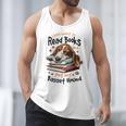 Basset Hound Dog Breed I Just Want To Read Books And Pet My Men Tank Top