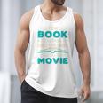 The Book Was Better Than The Movie Literary Library Bookworm Premium Tri-Blend Men Tank Top