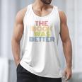 The Book Was Better Retro 70s Vintage Premium Tri-Blend Men Tank Top The Book Was Better Retro 70s Vintage Premium Tri-Blend Men Tank Top