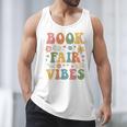 Book Fair Vibes Groovy Retro School Reading Nostalgic Men Tank Top