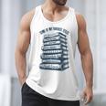 Book Lover Bookish Reader Bibliophile Book Nerd Titles Men Tank Top