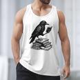 Book Raven Vintage Dark Academia Literature Reading Men Tank Top Book Raven Vintage Dark Academia Literature Reading Men Tank Top