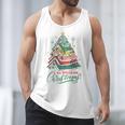 All Booked For Christmas Book Xmas Tree Lights Reading Girly Men Tank Top All Booked For Christmas Book Xmas Tree Lights Reading Girly Men Tank Top