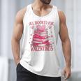 All Booked For Valentine Books Lover Teacher Floral Men Tank Top
