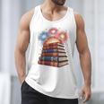 Books Fireworks 4th Of July Bookworm Patriotic Reader Men Tank Top Books Fireworks 4th Of July Bookworm Patriotic Reader Men Tank Top