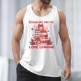 Books Are My Love Language Valentine Book Reading Teacher Men Tank Top