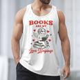 Books Are My LoveLanguage Cupid Valentines Men Tank Top