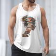 Books Lover Women Art Colorful Drawing Graphic Books Men Tank Top