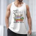 Books Original Handheld Device Reader Literacy Book Lover Men Tank Top