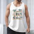 Bookshelves With Books & Plants Premium Men Tank Top