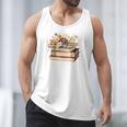 Booktrovert Vintage Wildflowers Books For Book Lovers Men Tank Top