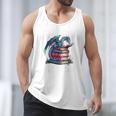 Bookworm Please I'm A Book Dragon Blue Dragon Men Tank Top