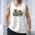 Botanical Garden Plants With Books Men Tank Top Botanical Garden Plants With Books Men Tank Top