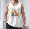 Cat Fall In Love With Reading Book Lover Autumn Men Tank Top