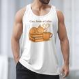 Cats Books And Coffee Heart Cozy Cat Lover Bookworm Readers Men Tank Top