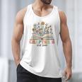 Chapter 6 Years Old 6th Birthday Wildflower Book Lover Men Tank Top