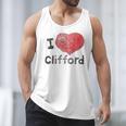 Clifford The Big Red Dog I Heart Clifford Childrens Books Men Tank Top Clifford The Big Red Dog I Heart Clifford Childrens Books Men Tank Top