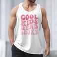 Cool Kids Read Books Library Book Reader Book Nerd Men Tank Top