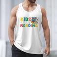 All The-Cool Kids Are Reading Teacher Book Lover Librarian Premium Men Tank Top