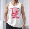 Cupid's Favorite Teacher Valentines Day Heart Book Lover Men Tank Top