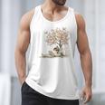 Cute Fairy Reading Fairycore Aesthetic Book Lover Men Tank Top