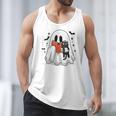 Cute Halloween Ghost Reading Book Men Tank Top Cute Halloween Ghost Reading Book Men Tank Top