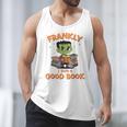 Cute Halloween Teacher Librarian Frankenstein Reading Books Men Tank Top