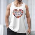 Cute Just A Girl Who Loves Books Heart Shape Reader Men Tank Top