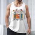 Cute Wildflower Book School Counseling Life School Counselor Men Tank Top Cute Wildflower Book School Counseling Life School Counselor Men Tank Top