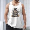 Dragon Hoard Of Books Reading Lover Cute Art Men Tank Top